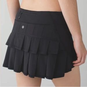 Lululemon Run Pace Setter Skirt in Black